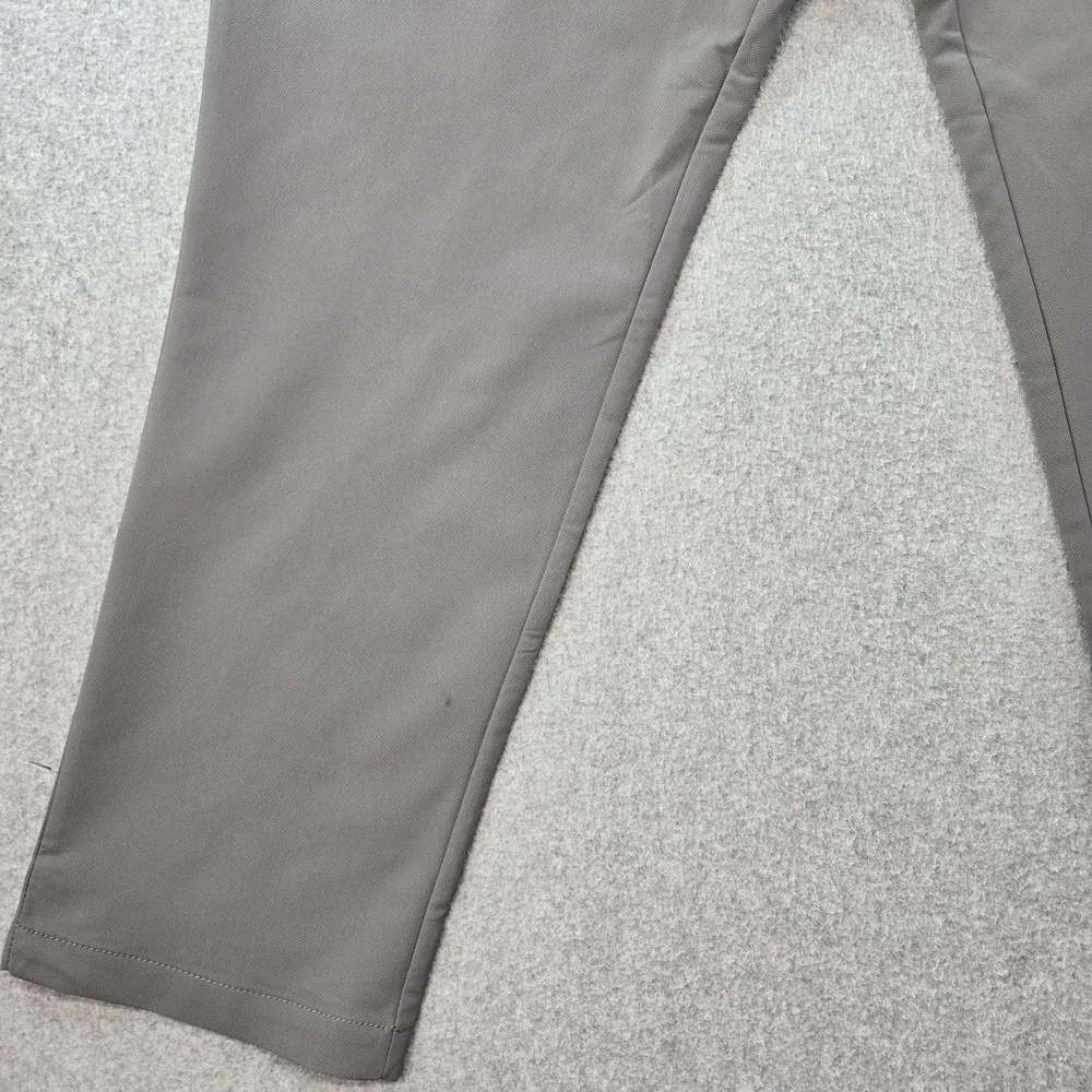 Banana Republic Pants Mens 38x30 Gray Chino Slim Microfiber Flat‎ Front Pockets
